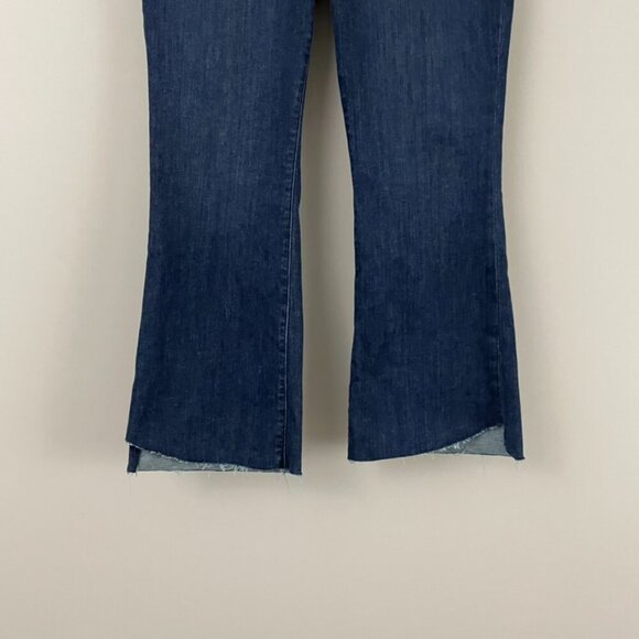 Frame Le Crop Mini Boot Cascade Hem Jeans in Naples Wash Size 31 - Picture 6 of 7